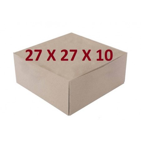 SCATOLA TORTA QUADRATA DAMA MIS.27x27x10 ECOLIFE