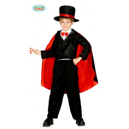 COSTUME MAGO ILLUSIONISTA BAMBINO 5/6 anni