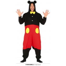 PIGIAMA UOMO TOPO CON BERMUDA ROSSE TG.L