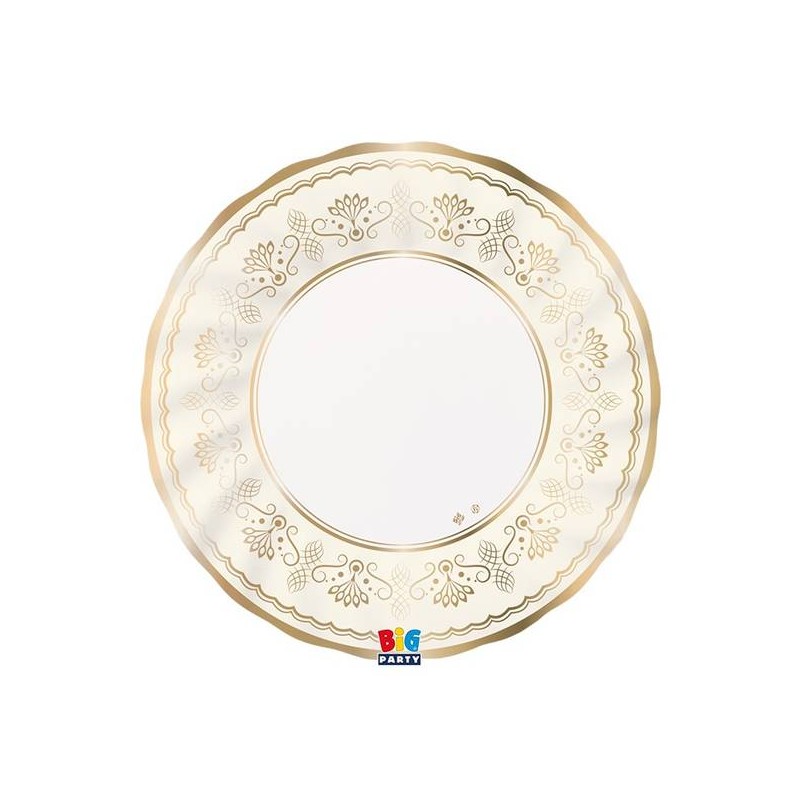 PIATTI PIANI ø25 ROYAL IVORY GOLD 6pz