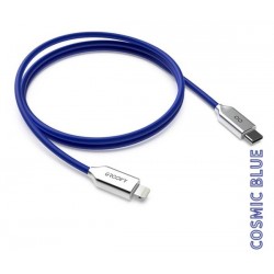 CAVO TYPE-C COLOR 1M 2A 40W GROOVY COSMIC BLU
