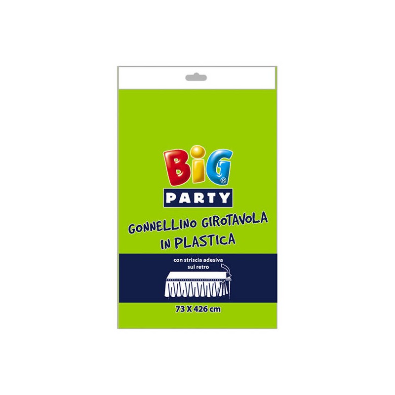 GONNA TAVOLO VERDE ACIDO TABLESKIRT 73x426cm