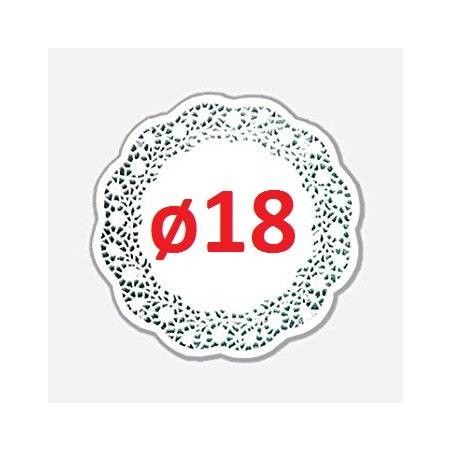 PIZZO PORCELLANATO TONDO ø18 10pz