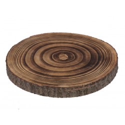 DISCO DI LEGNO PAULOWNIA ø30x3cm