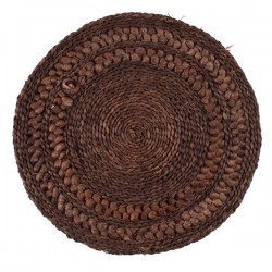 TOVAGLIETTA ROTONDA FIBRA VEGETALE ø35cm MARRONE 1pz