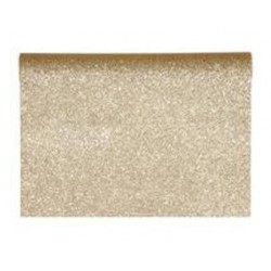 TESSUTO / RUNNER DESIREE cm28x2,5mt CHAMPAGNE