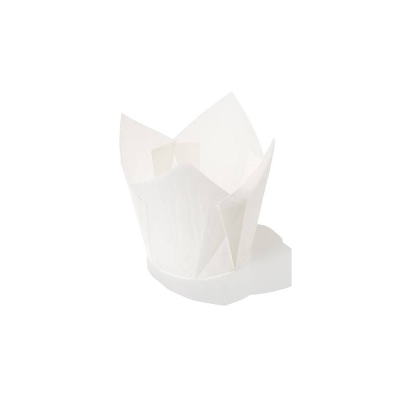 PIROTTINI TULIP 50x50mm H.72mm BIANCO 120pz
