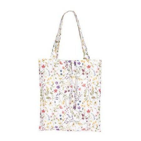 SHOPPER BAG IN TESSUTO 38x45cm FIORI DI CAMPO