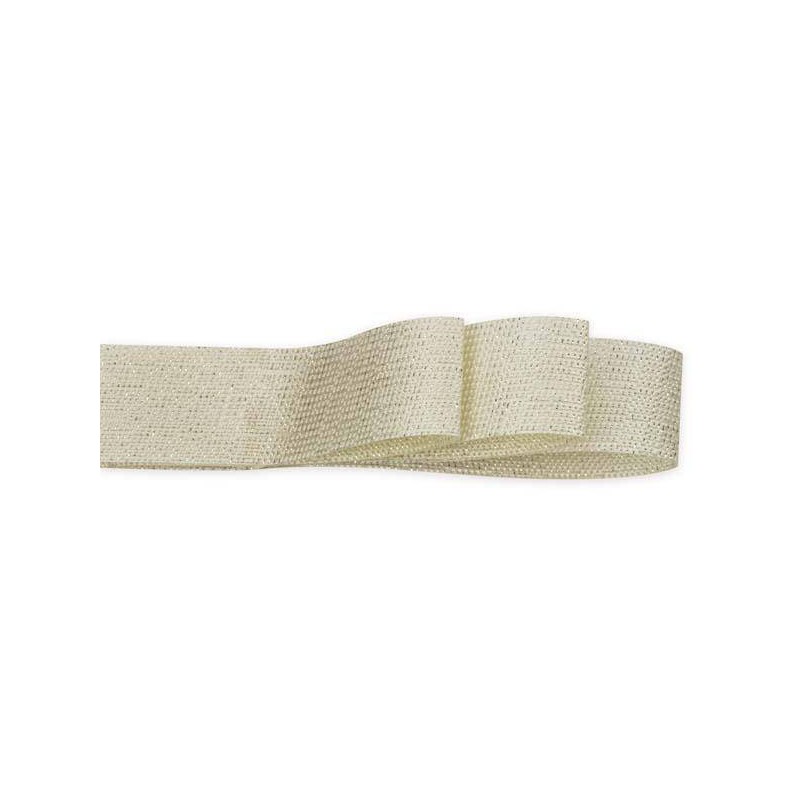 NASTRO COTONE PERLA mm25x25mt PANNA BAR