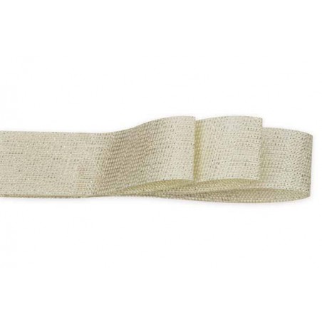 NASTRO COTONE PERLA mm25x25mt PANNA BAR