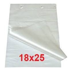 FOGLI HDPE CARTENE A STRAPPO 18x25cm 450 GRAMMI