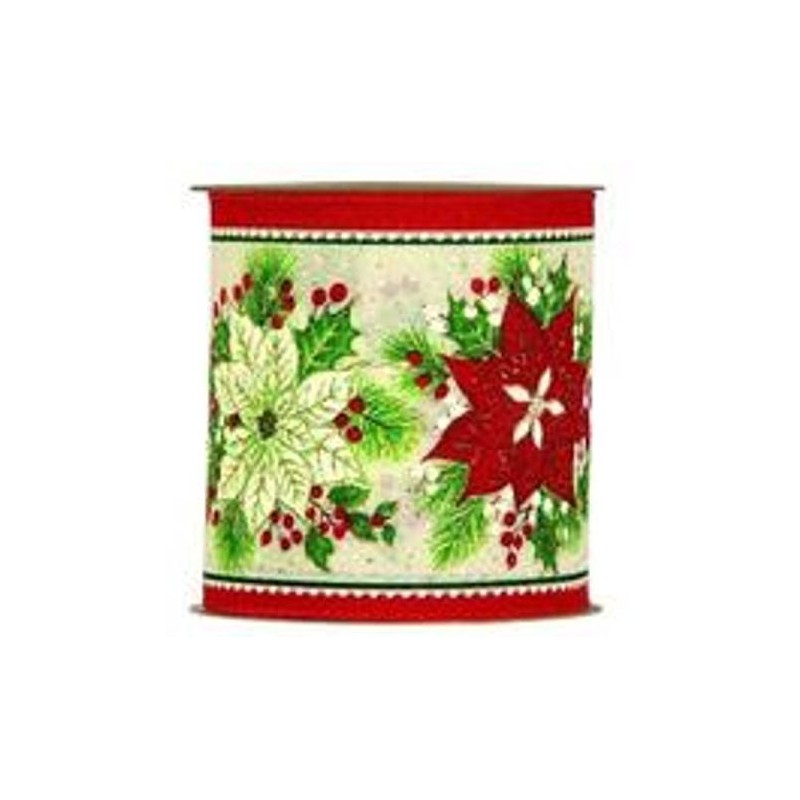 NASTRO STELLA NATALE mm100x10mt