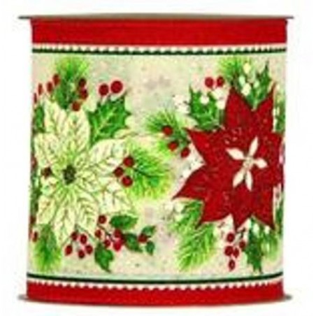 NASTRO STELLA NATALE mm100x10mt