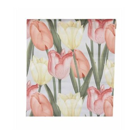 RUNNER FLOWERS TULIP cm28x3mt