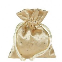 SACCHETTO JEANETTE 8x10cm CREAM 10pz