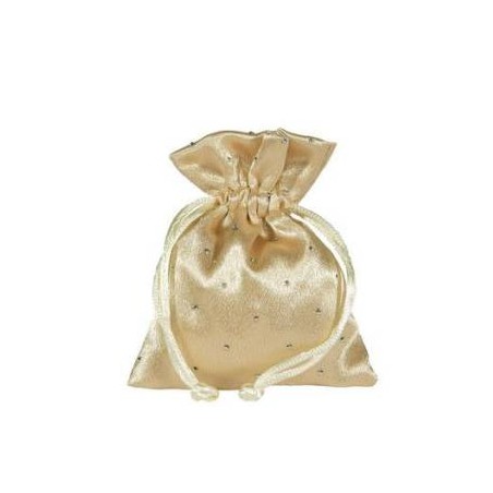 SACCHETTO JEANETTE 8x10cm CREAM 10pz