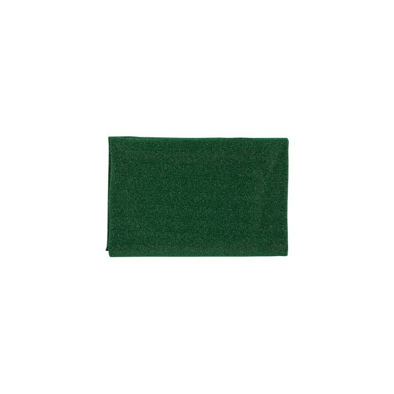 TESSUTO GLITTER ELEGANCE 150cmx3mt DARK GREEN