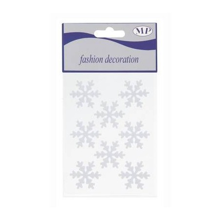SNOWFLAKES ADESIVO 35mm 8PZ
