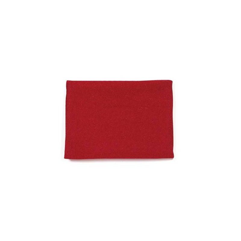 TESSUTO GLITTER ELEGANCE 150cmx3mt RED