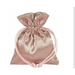 SACCHETTO JEANETTE 8x10cm PINK 10pz