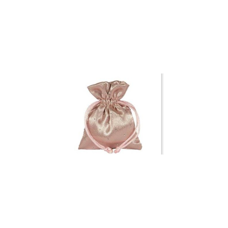 SACCHETTO JEANETTE 8x10cm PINK 10pz