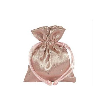 SACCHETTO JEANETTE 8x10cm PINK 10pz