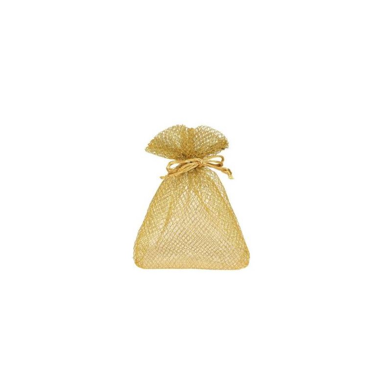 SACCHETTI RHOMBUS 12x17cm GOLD 10pz