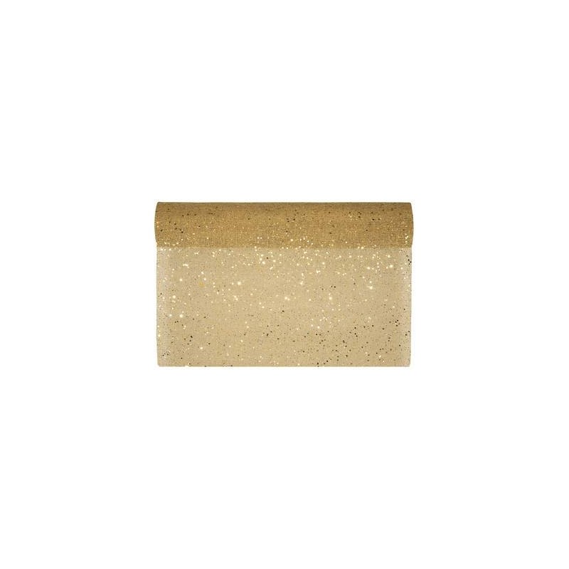 ROTOLO RUNNER XMAS TIME 48cmx5mt GOLD