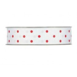 NASTRO LUMIERE mm25x20mt WHITE/RED