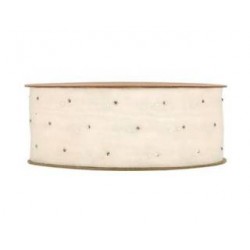 NASTRO SHINING DIAMONDS mm40x20mt CREAM