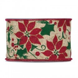 NASTRO STELLA NATALE 63mmx10mt