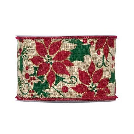 NASTRO STELLA NATALE 63mmx10mt