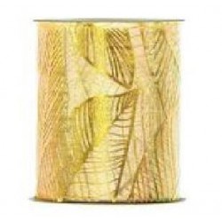 NASTRO LEAVES mm100x20mt ORO