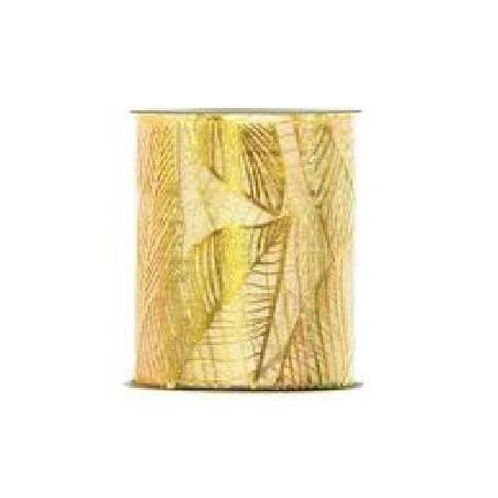 NASTRO LEAVES mm100x20mt ORO