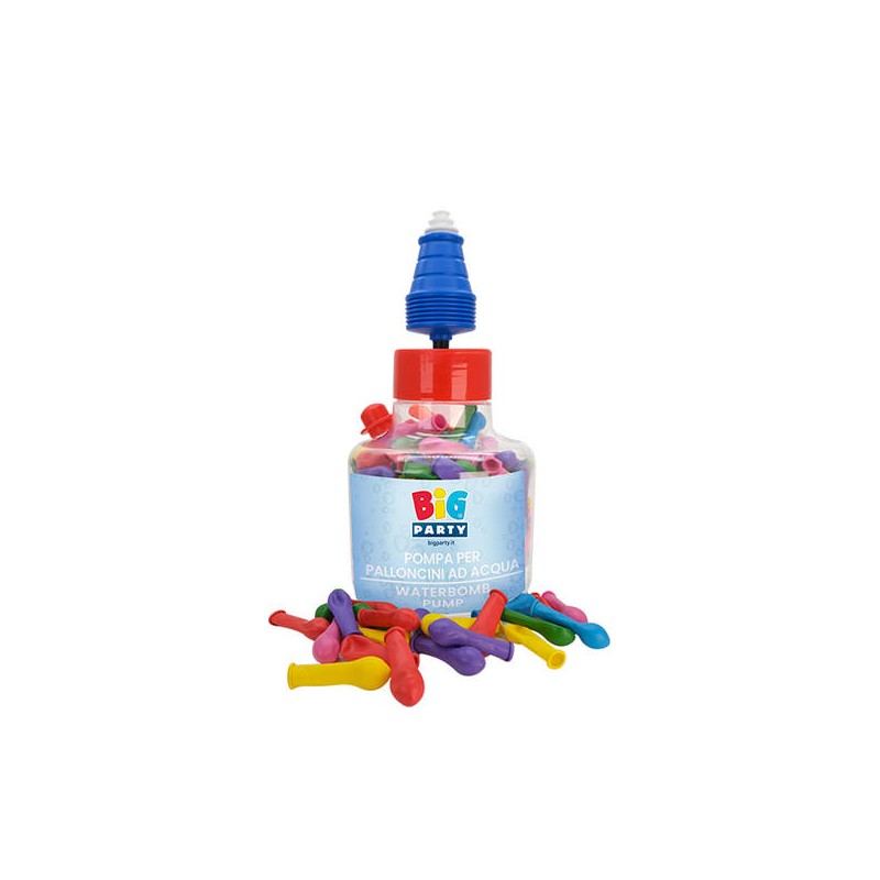 POMPA + 100 PALLONCINI BOMBE D'ACQUA