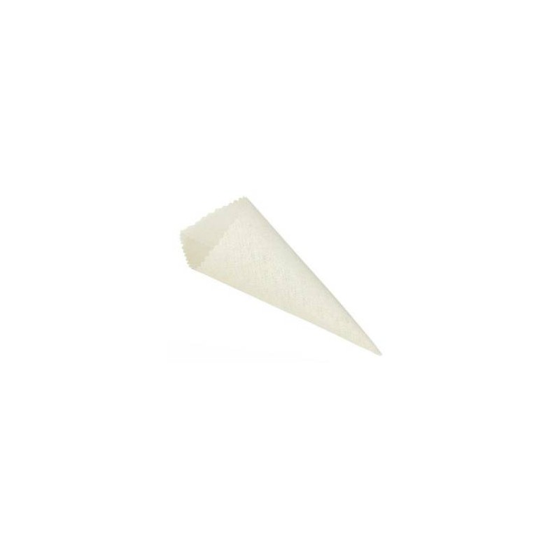 CONO COTONE SEMPLICE Ø6x18cm CREAM 10pz