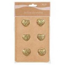 CUORE STICKERS Ø1,5cm 6pz