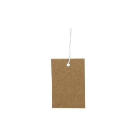 CARTONCINO TAG 4x6cm AVANA 48pz