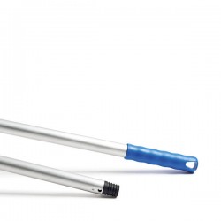 MANICO ALLUMINIO PROFESSIONALE 150cm ø2,3cm BLU C/FORO e VITE