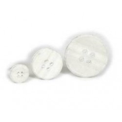 APPLICAZIONE BOTTONI LEGNO 3-5-7cm WHITE 30pz
