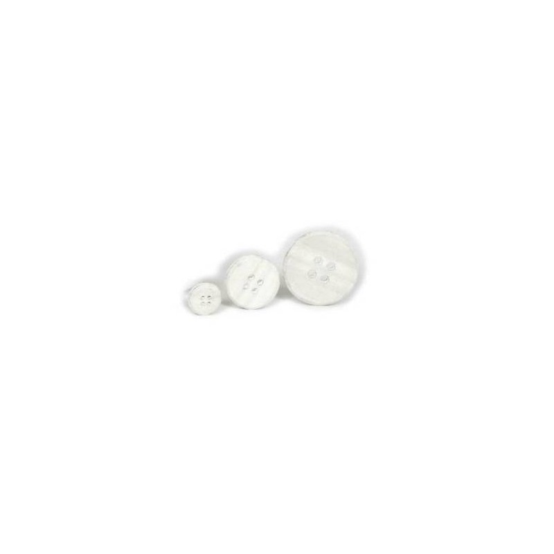 APPLICAZIONE BOTTONI LEGNO 3-5-7cm WHITE 30pz
