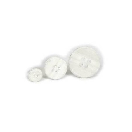 APPLICAZIONE BOTTONI LEGNO 3-5-7cm WHITE 30pz