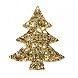 ADESIVO CHIUDIPACCO TREE GOLD 3xh2,5cm 36PZ