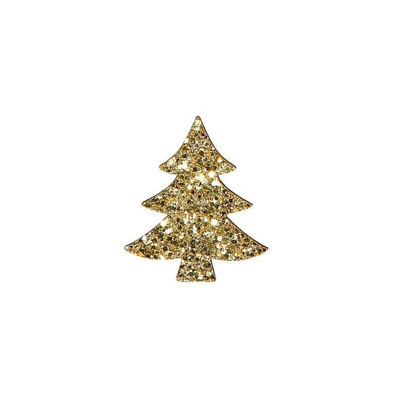 ADESIVO CHIUDIPACCO TREE GOLD 3xh2,5cm 36PZ