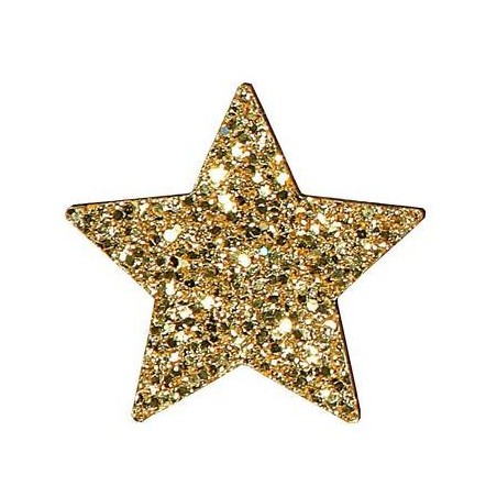 ADESIVO CHIUDIPACCO STAR GOLD 3xh2,5cm 36PZ