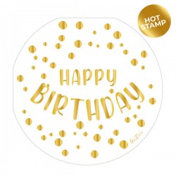 TOVAGLIOLI 33x33 SAGOMATI HAPPY B.TONDO BIANCO 16pz
