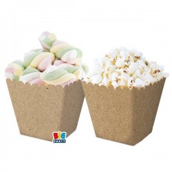 SWEETY BOX 6,5x8x6,5cm KRAFT AVANA 6pz