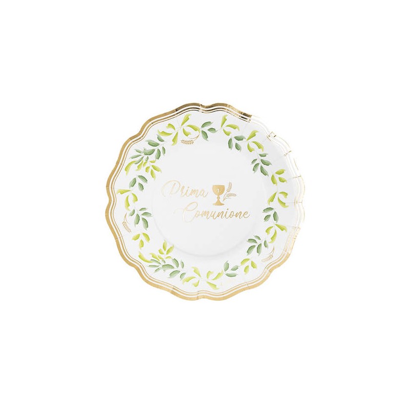 PIATTI NEW LIBERTY PRIMA COMUNIONE 21cm 8pz