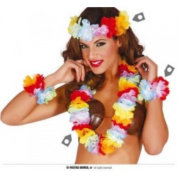 SET HAWAIANO MULTICOLORE EXTRA