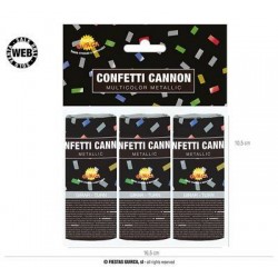 SPARA CORIANDOLI 3pz MULTICOLORE 10,5cm